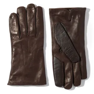 Parigi Nappa Touch Gloves In Dark Brown