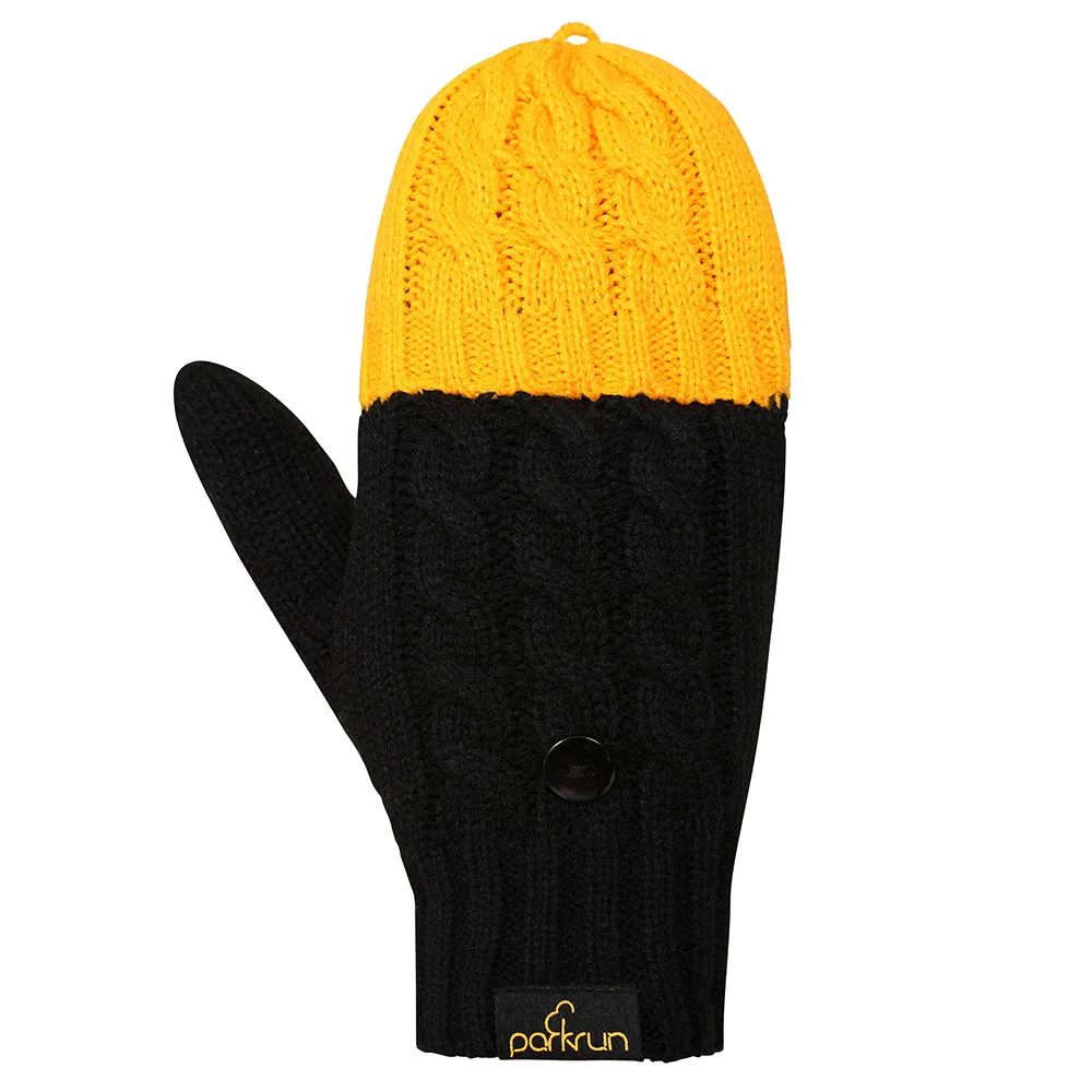parkrun Knitted Hat and Mitten/Glove Set