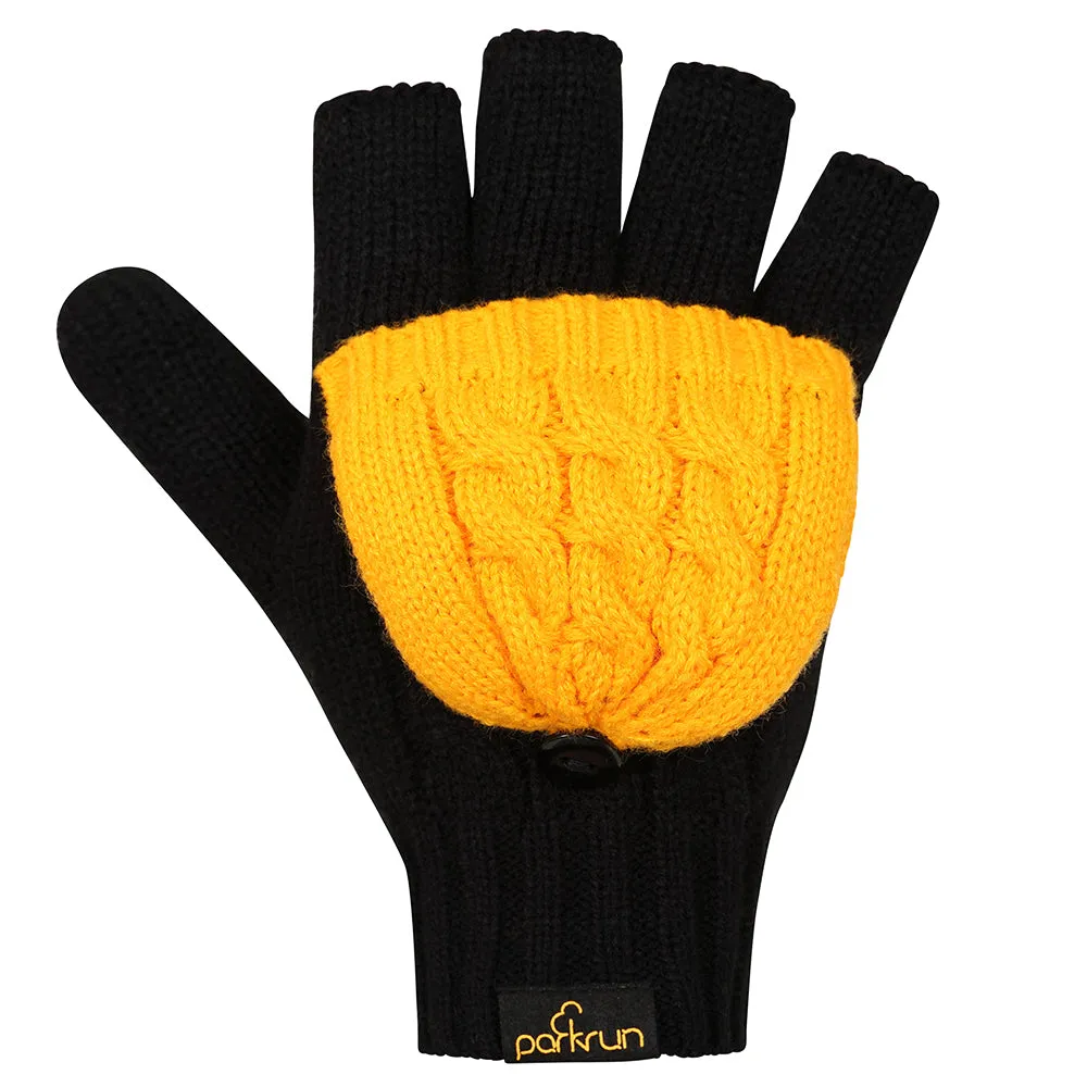 parkrun Knitted Hat and Mitten/Glove Set