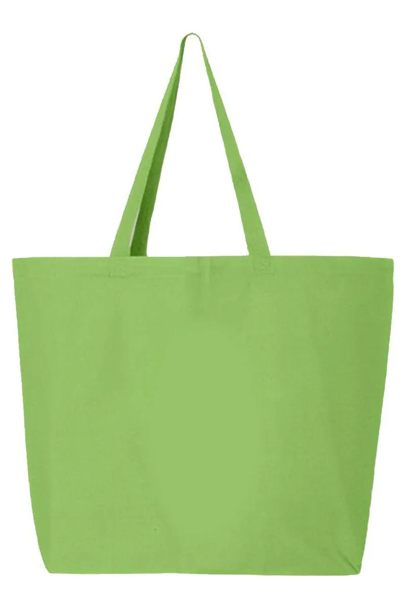 Pastel Merry And Bright Canvas Jumbo Tote