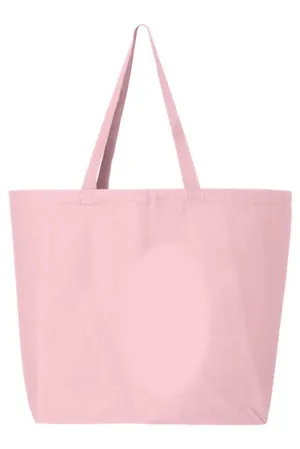 Pastel Merry And Bright Canvas Jumbo Tote