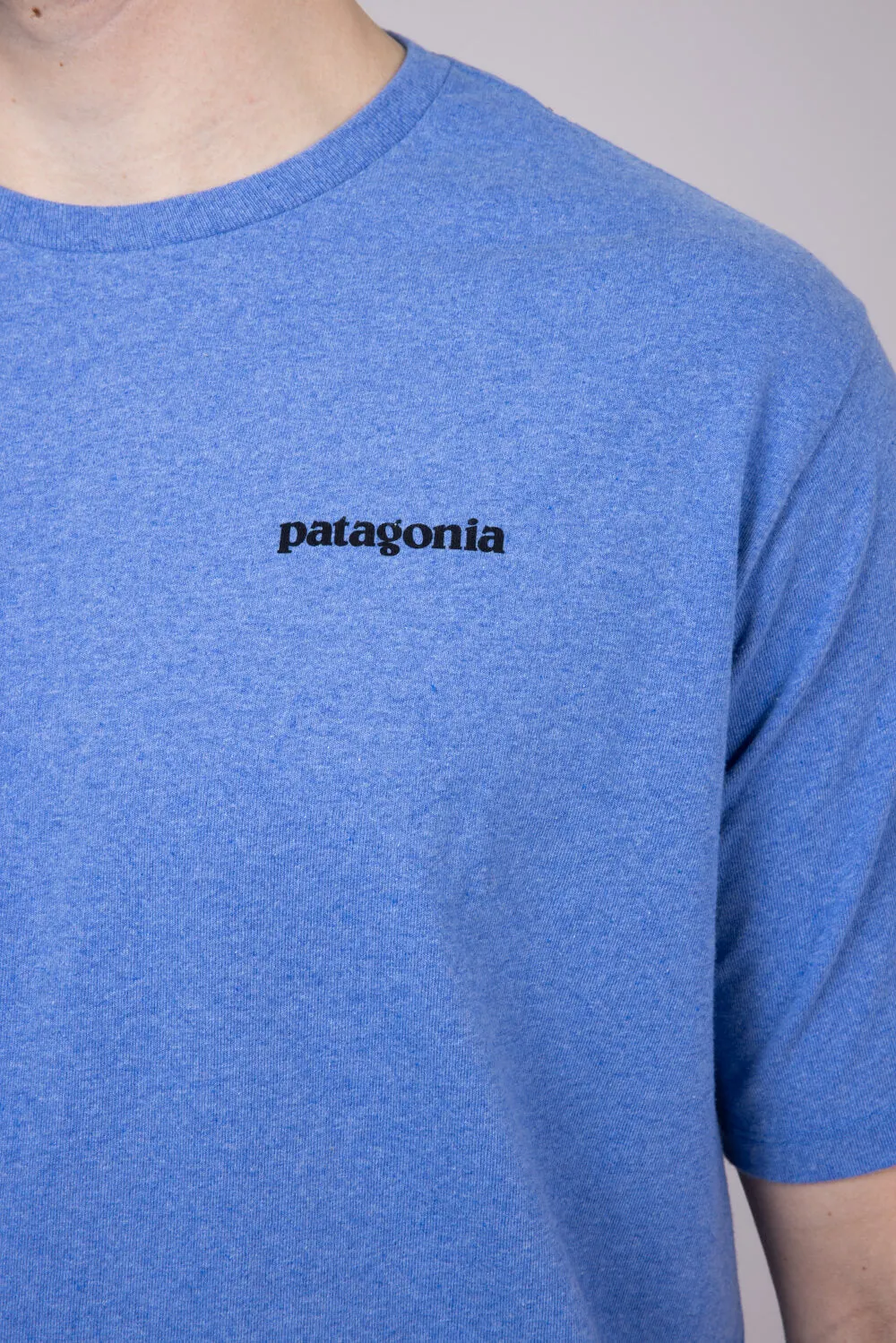 Patagonia Men’s P-6 Responsibili-Tee T-Shirt in Abundant Blue | 38504-ABNB