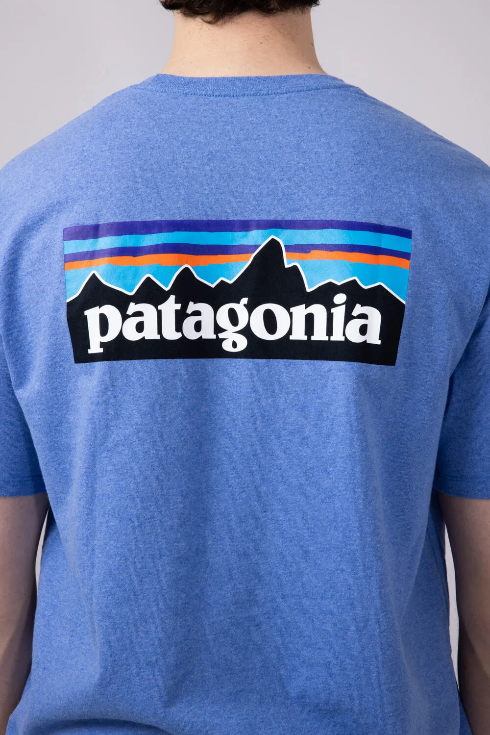 Patagonia Men’s P-6 Responsibili-Tee T-Shirt in Abundant Blue | 38504-ABNB