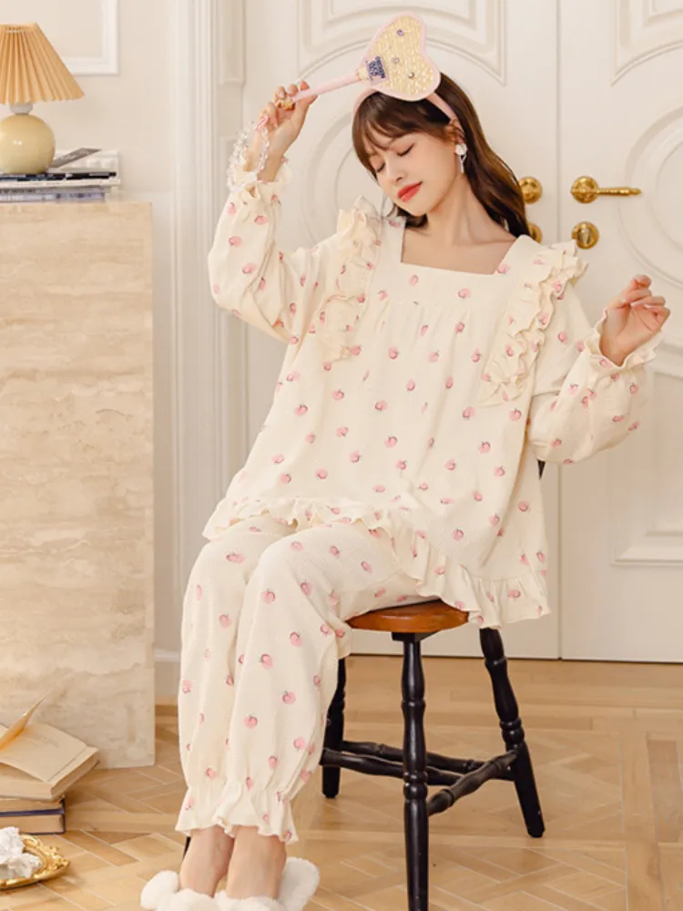 Peachy Dreams Pajama Set