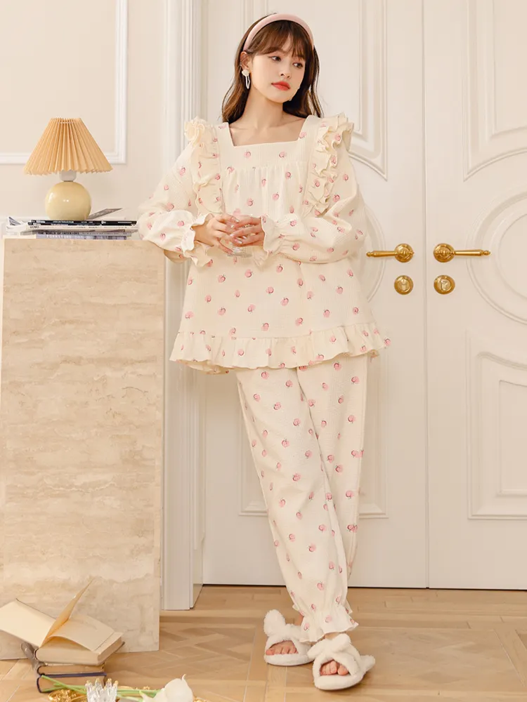 Peachy Dreams Pajama Set