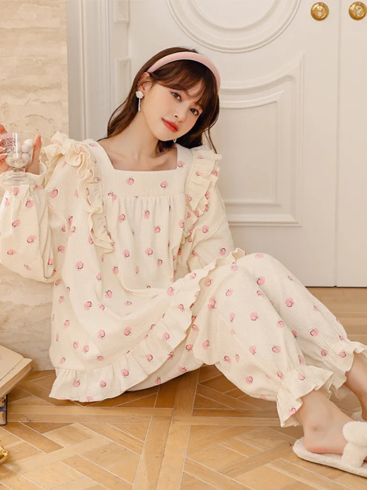 Peachy Dreams Pajama Set
