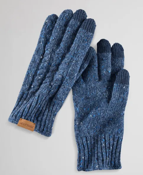 Pendleton Women's Cable Lambswool Texting Gloves