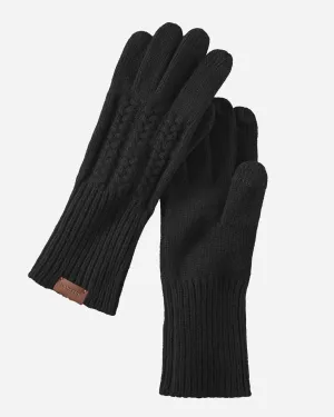 Pendleton Women's Cable Lambswool Texting Gloves