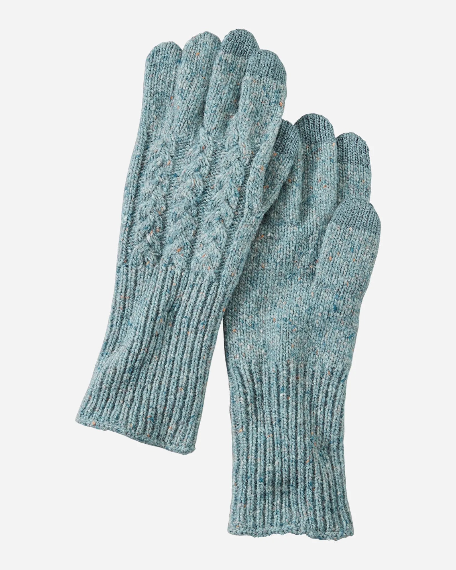 Pendleton Women's Cable Lambswool Texting Gloves
