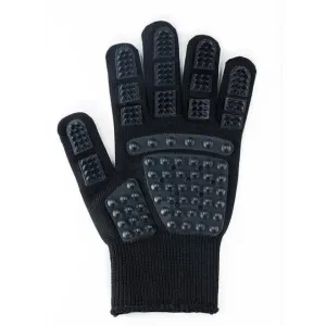 Pet Grooming Gloves For Cats & Dogs