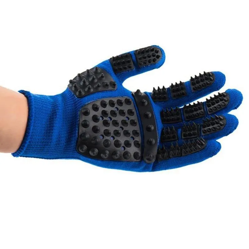 Pet Grooming Gloves For Cats & Dogs