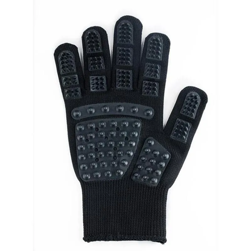 Pet Grooming Gloves For Cats & Dogs