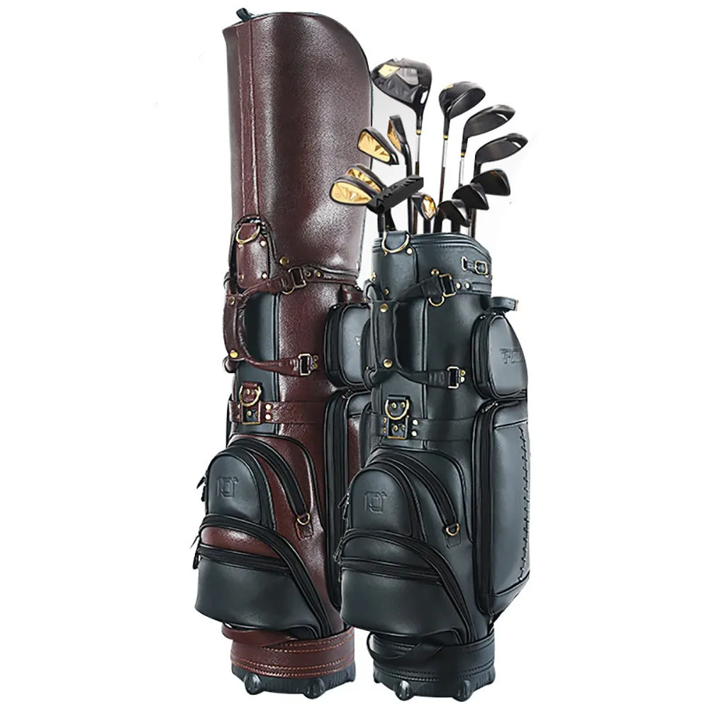 PGM Vintage Leather Golf Bags