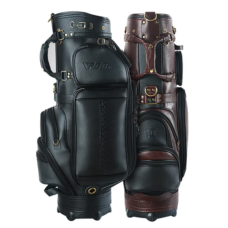 PGM Vintage Leather Golf Bags