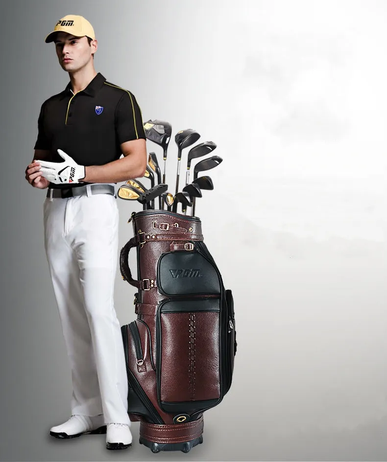 PGM Vintage Leather Golf Bags
