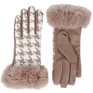 Pia Rossini Kandi Gloves - Beige White