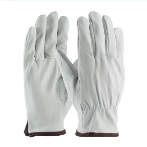 PIP 71-3618 Premium Grade Leather Driver's Glove, Natural, Pair of 12