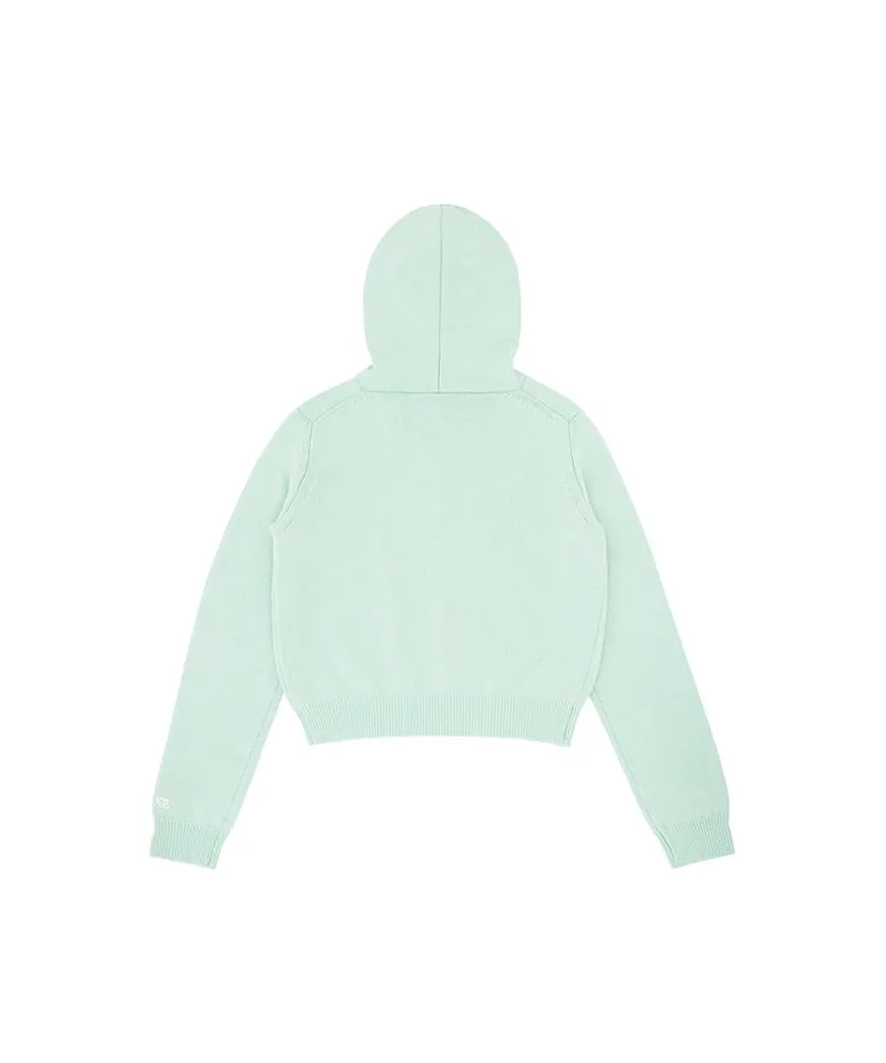 PIV'VEE Cashmere Hoodie - Pistachio Mint