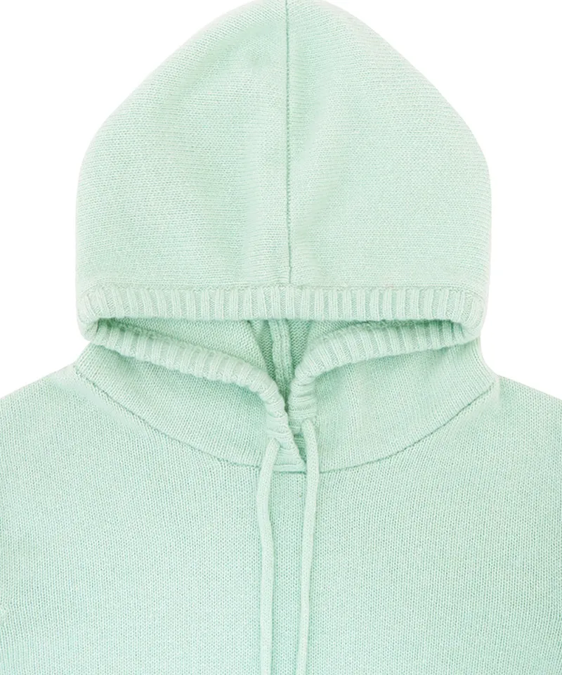 PIV'VEE Cashmere Hoodie - Pistachio Mint