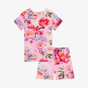 Posh Peanut Brisa Basic Short Sleeve & Short Length Pajama