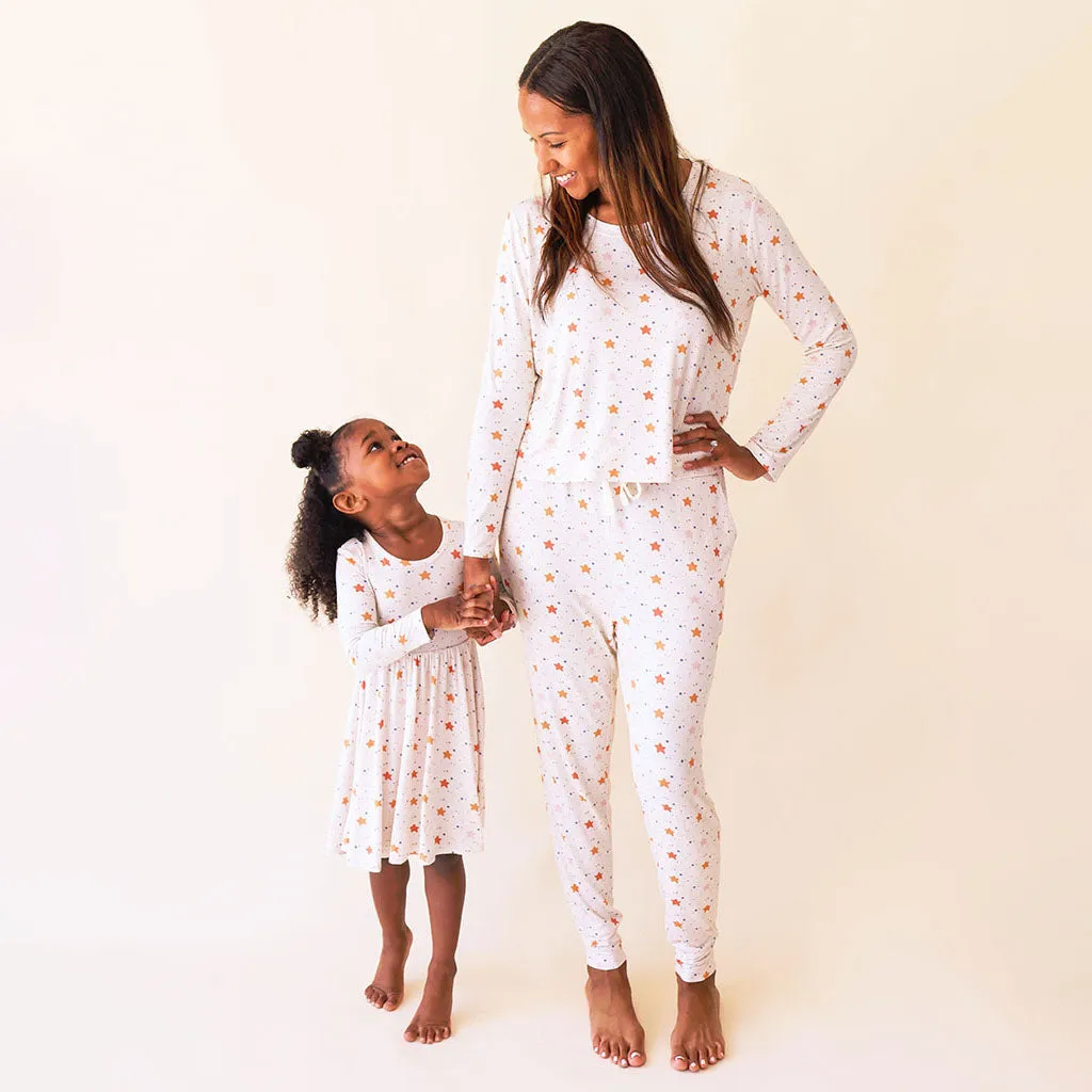 Posh Peanut Jetson Women's L/S Scoop Neck & Jogger Pajama