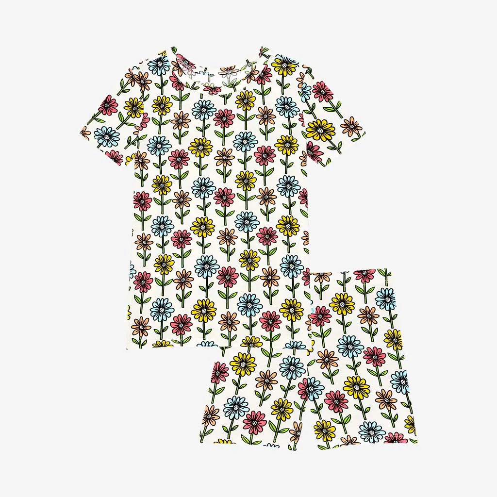 Posh Peanut Maya Lynn Basic Short Sleeve & Short Length Pajama