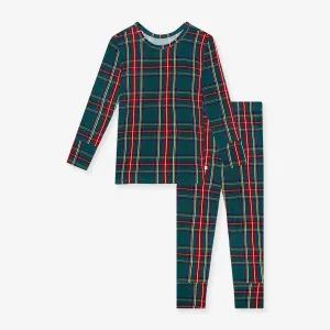 Posh Peanut Tartan Plaid L/S Basic Loungewear