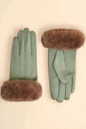 Powder Bettina Gloves - Sage & Teddy