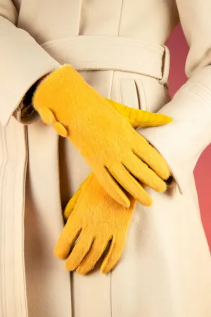 Powder Grace Mustard Gloves