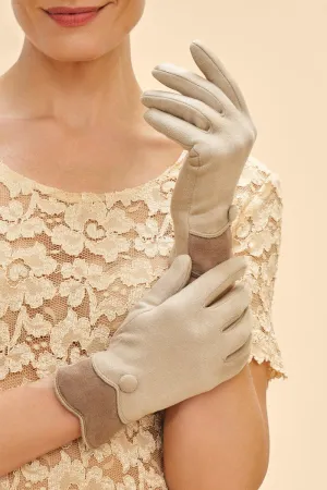 Powder Pandora Gloves - Cream