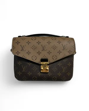 Pre-owned Louis Vuitton Pochette Métis Monogram Reverse