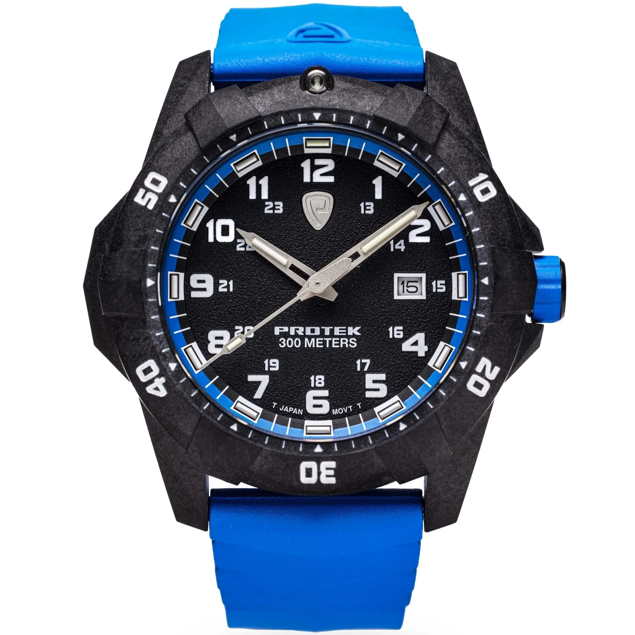 ProTek Carbon Dive 1000 Series Tritium Blue