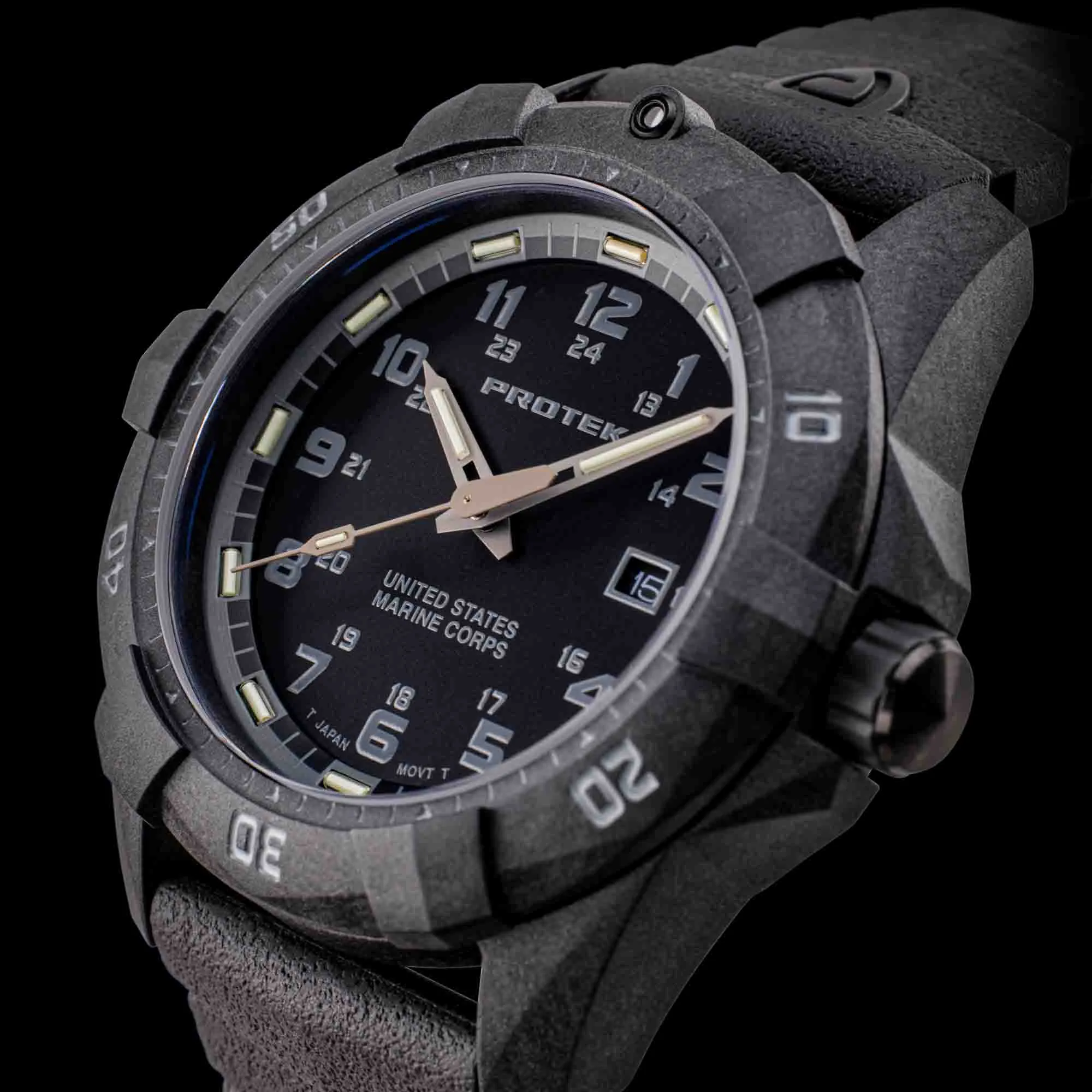 ProTek Carbon USMC Series Dive All Black