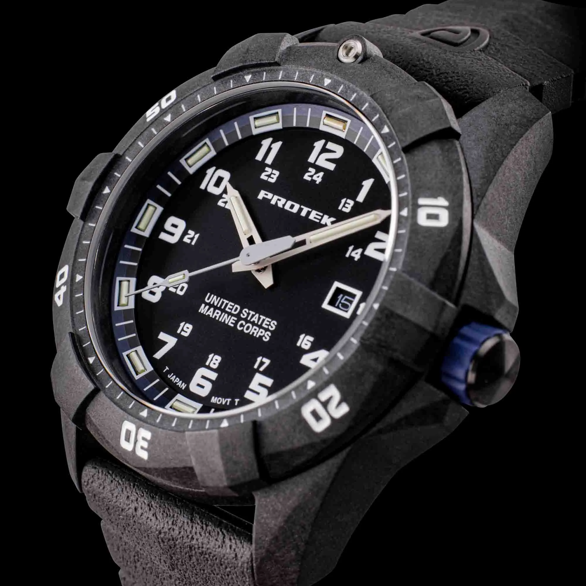 ProTek Carbon USMC Series Dive Black Blue