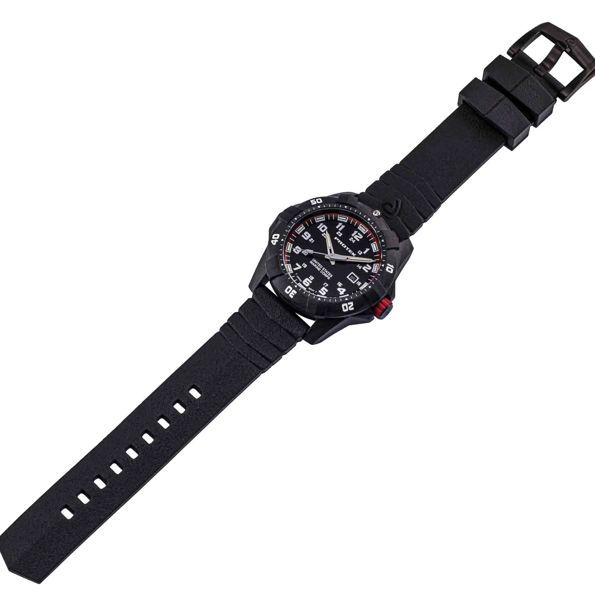 ProTek Carbon USMC Series Dive Black Red