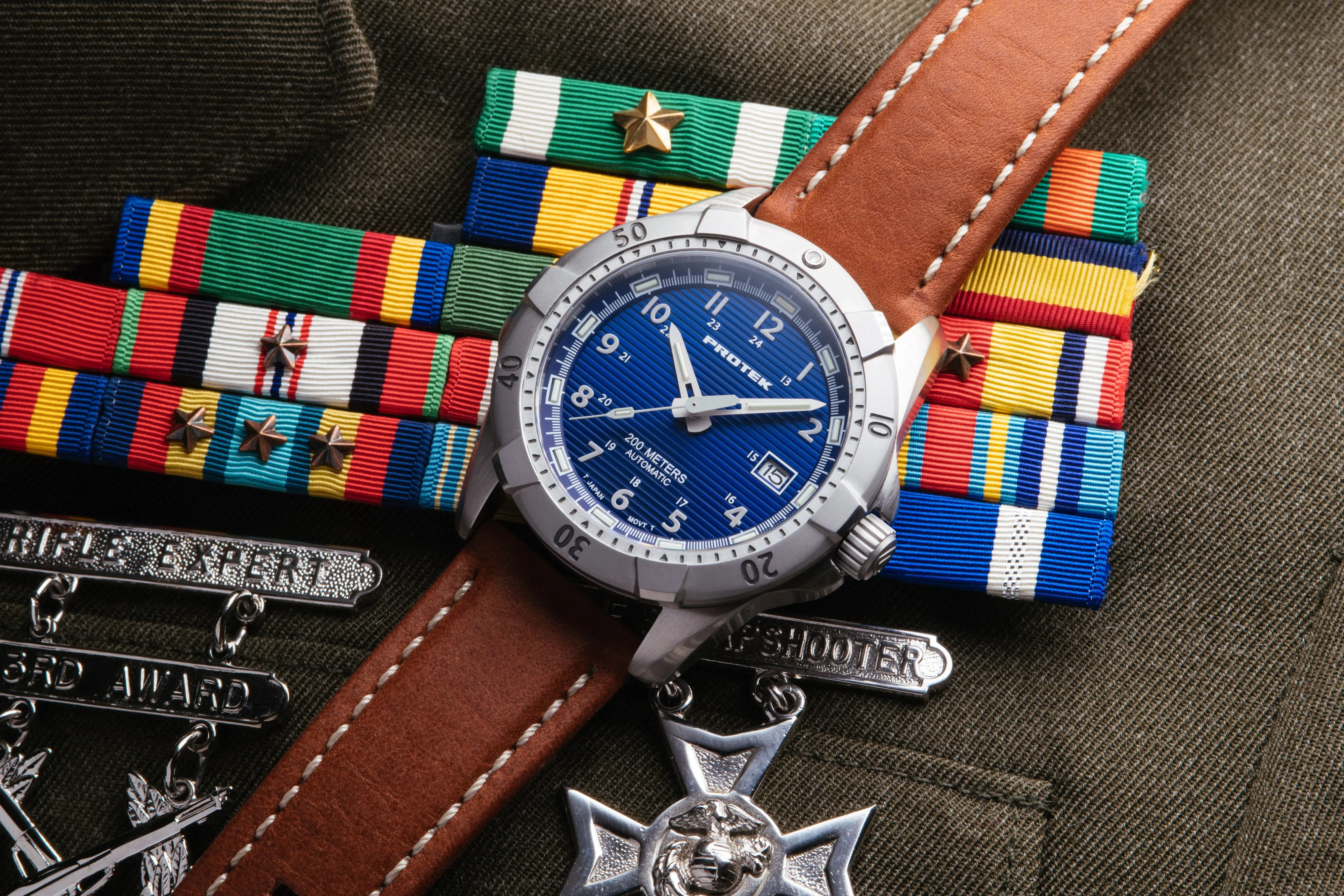 Protek USMC Gent's Steel Dive 2200 Series (Dark Blue)*
