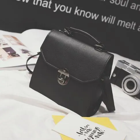 PU Leather Vintage Messenger Shoulder Bag Flap Women Bag