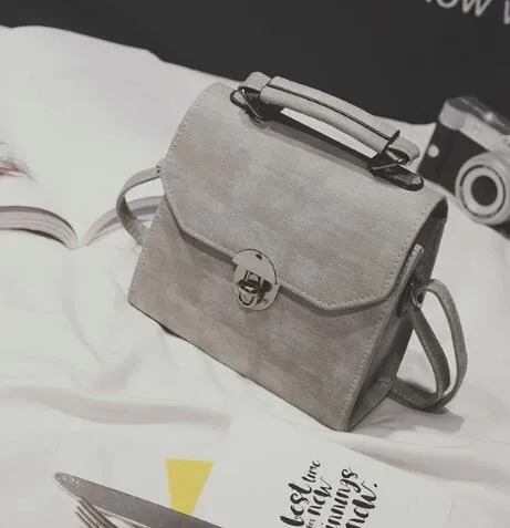 PU Leather Vintage Messenger Shoulder Bag Flap Women Bag