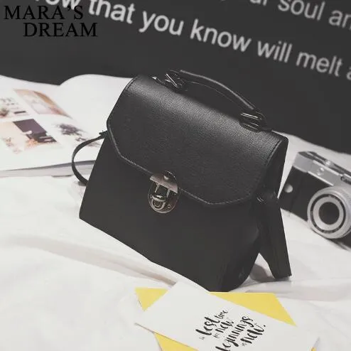 PU Leather Vintage Messenger Shoulder Bag Flap Women Bag