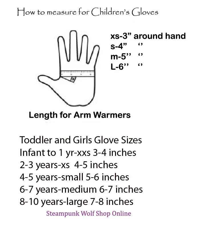 Purple and Black Checkerboard Gloves for kids