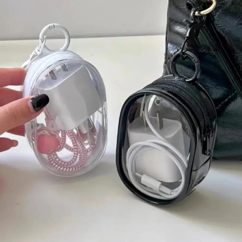 PVC waterproof transparent cable storage bag
