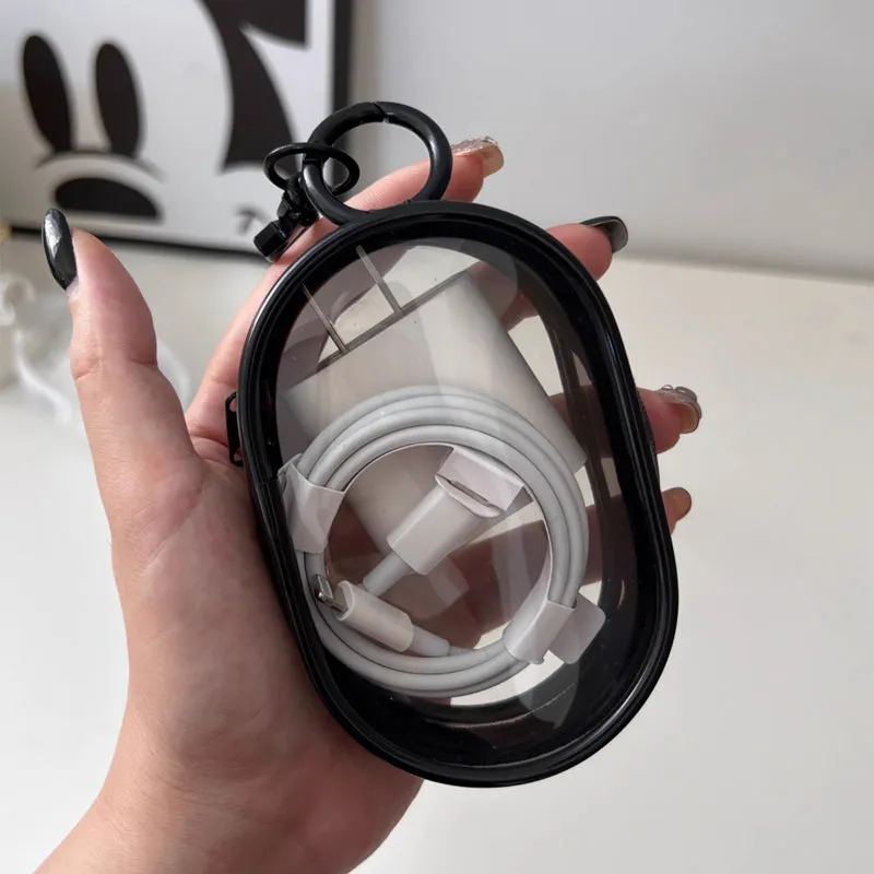 PVC waterproof transparent cable storage bag