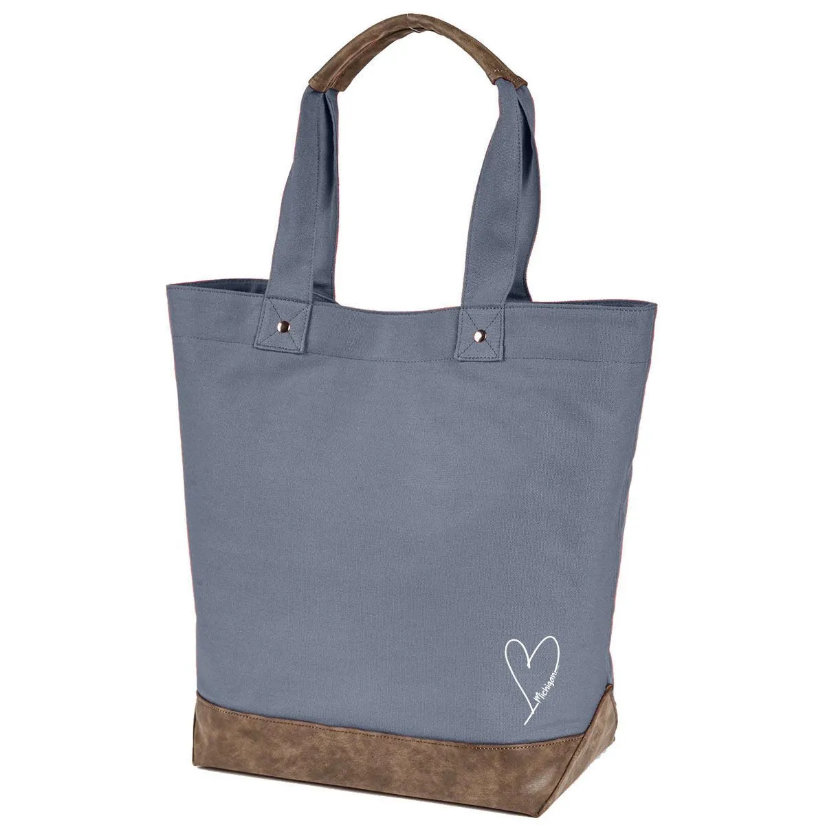 "Made With Love" Canvas Tote Bag