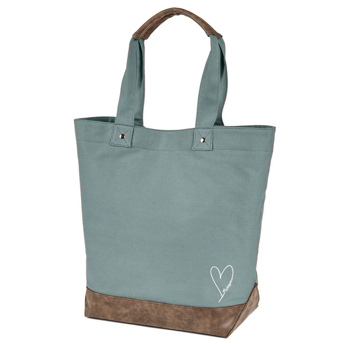 "Made With Love" Canvas Tote Bag