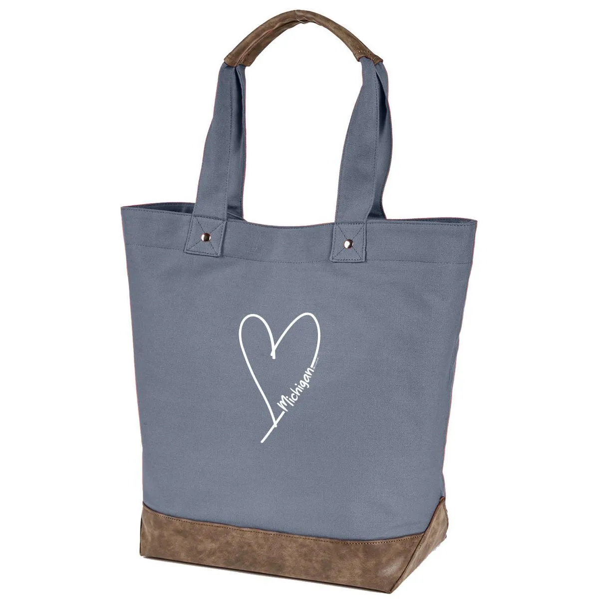 "Made With Love" Canvas Tote Bag