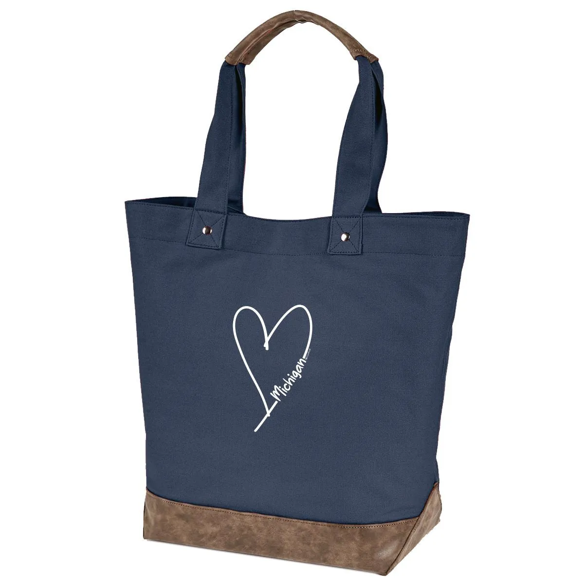 "Made With Love" Canvas Tote Bag