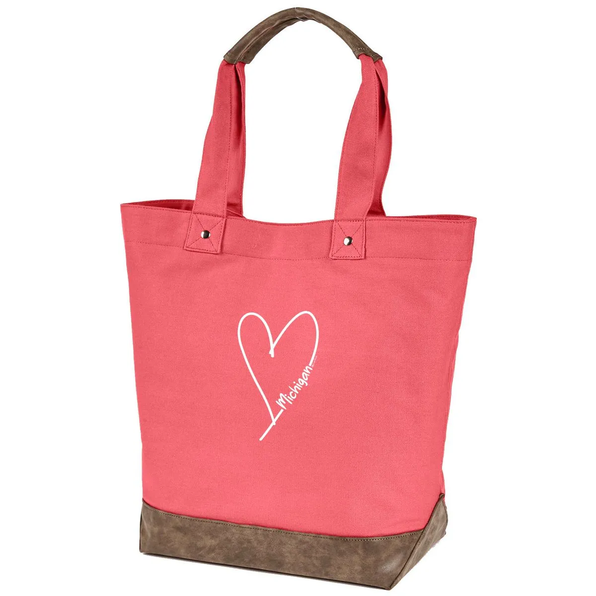 "Made With Love" Canvas Tote Bag