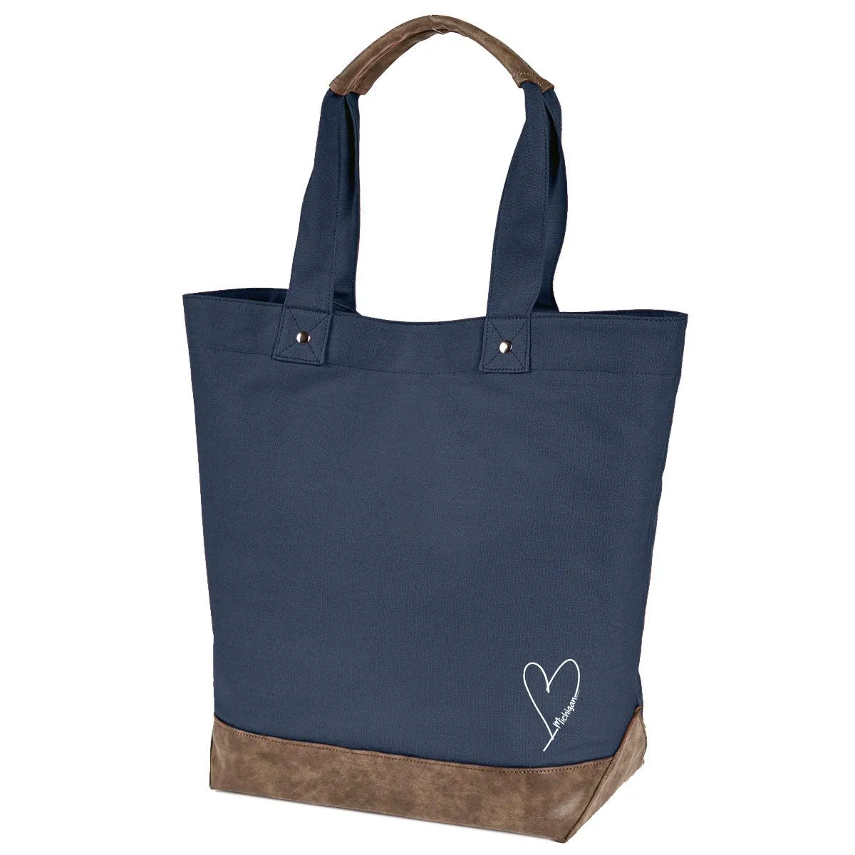 "Made With Love" Canvas Tote Bag
