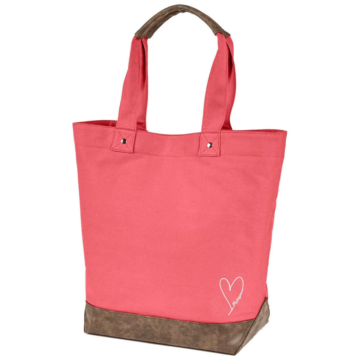 "Made With Love" Canvas Tote Bag