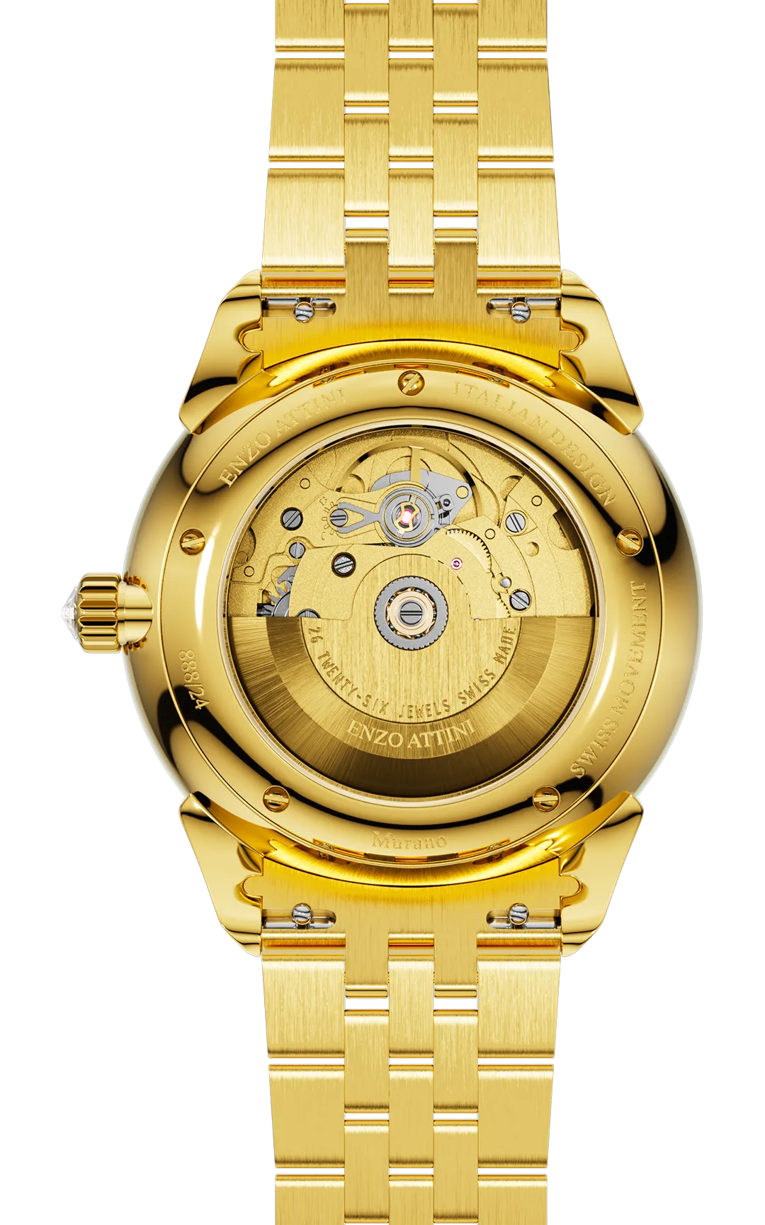 "Murano" Automatic - President Bracelet / Swiss Movement